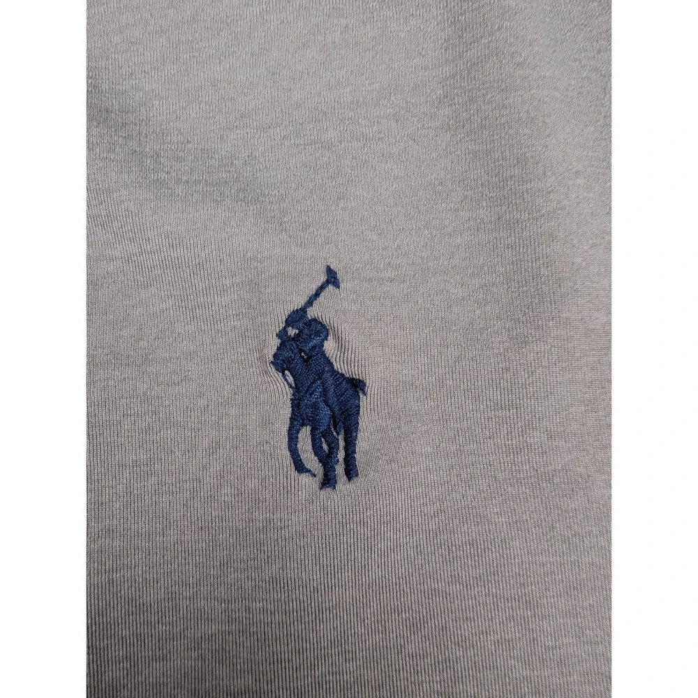Polo Ralph Lauren Performance Polo Shirt Men's Size‎ XL Gray Golf Polyester